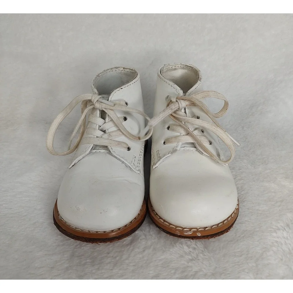 Josmo Walker Kids/Baby/Toddler Shoes All Leather White Size 4 Style‎ #8190